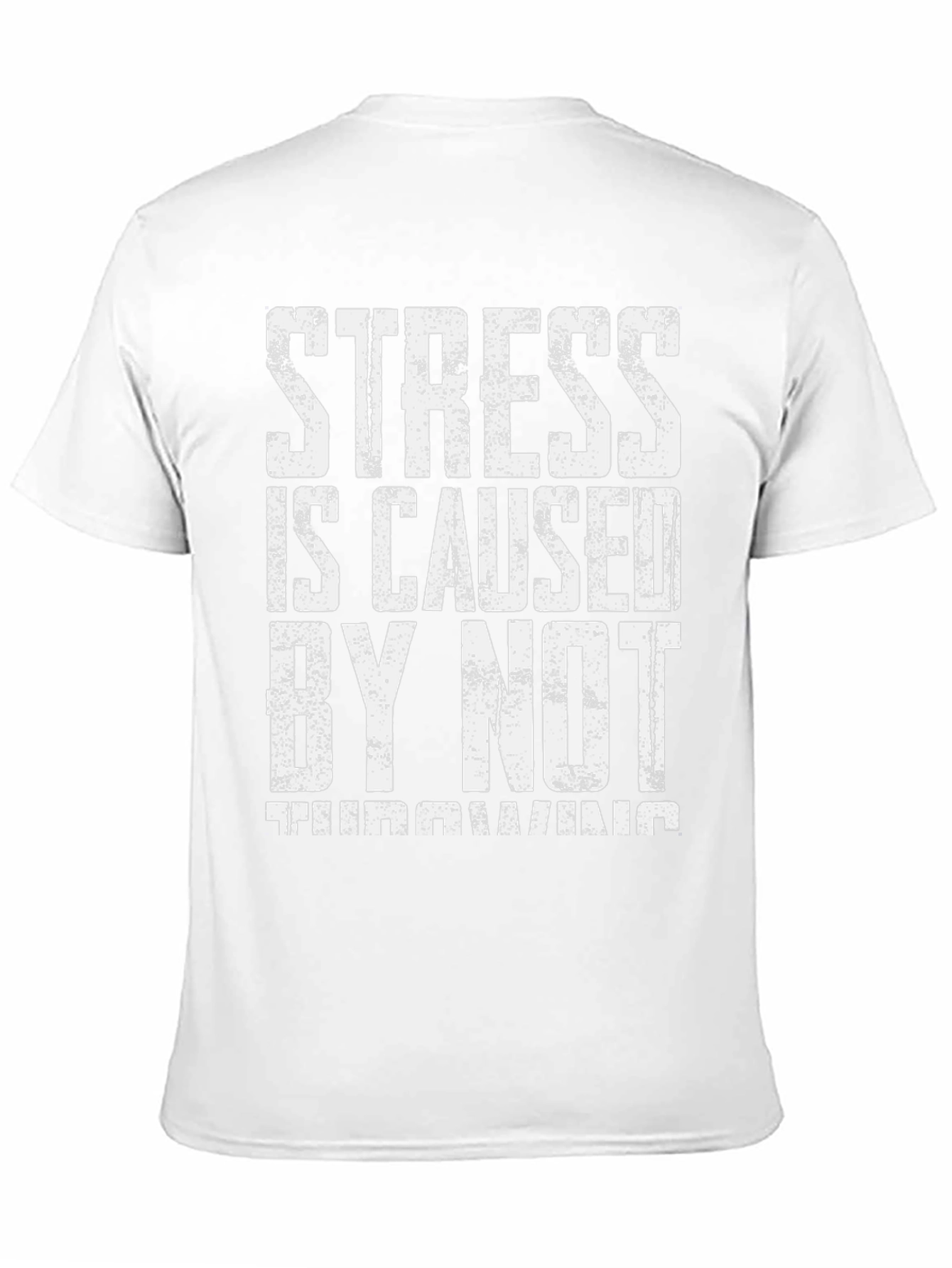Stress Throwing T-Shirt - Humorous Relaxing Design