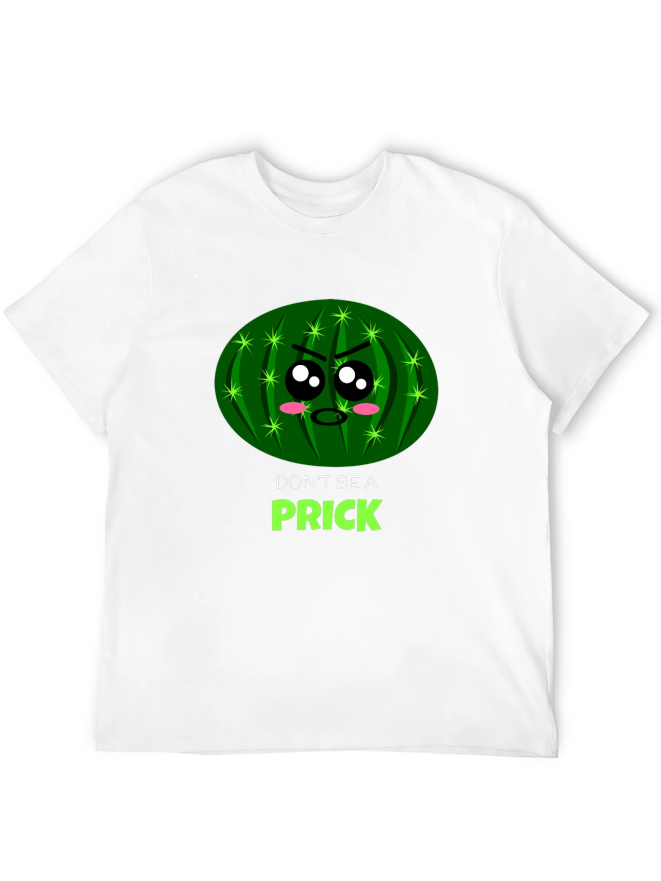 Dont Be a Prick Funny Cactus Graphic T-Shirt