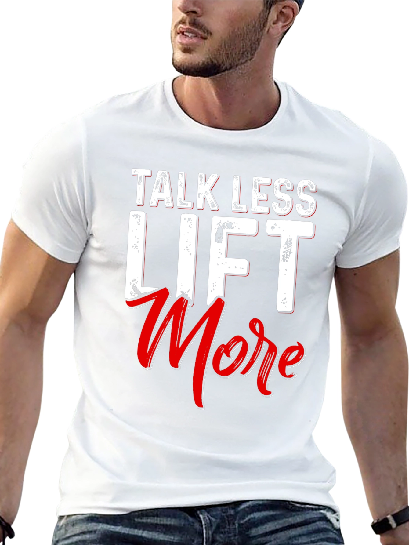 Talk Less Lift More Black T-Shirt