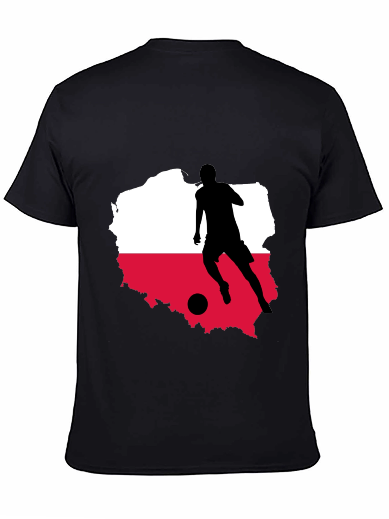 Poland Soccer Silhouette T-Shirt