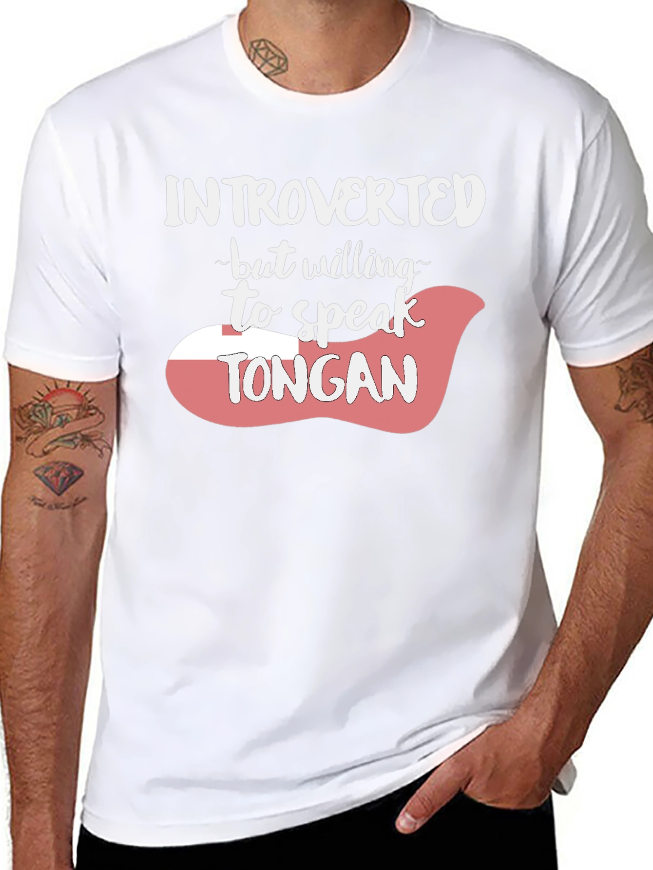 Introverted Tongan Speaker Tee