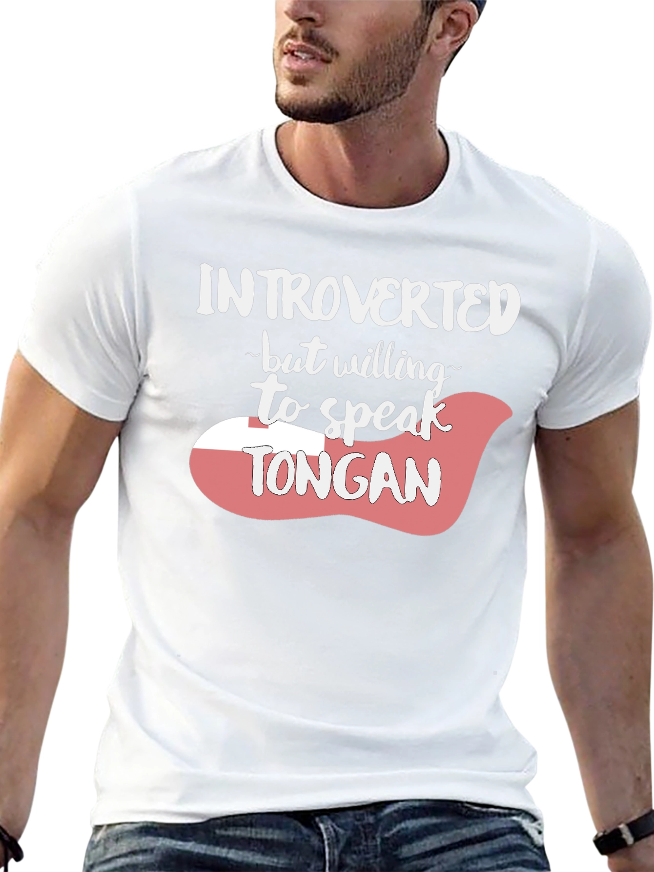 Introverted Tongan Speaker Tee