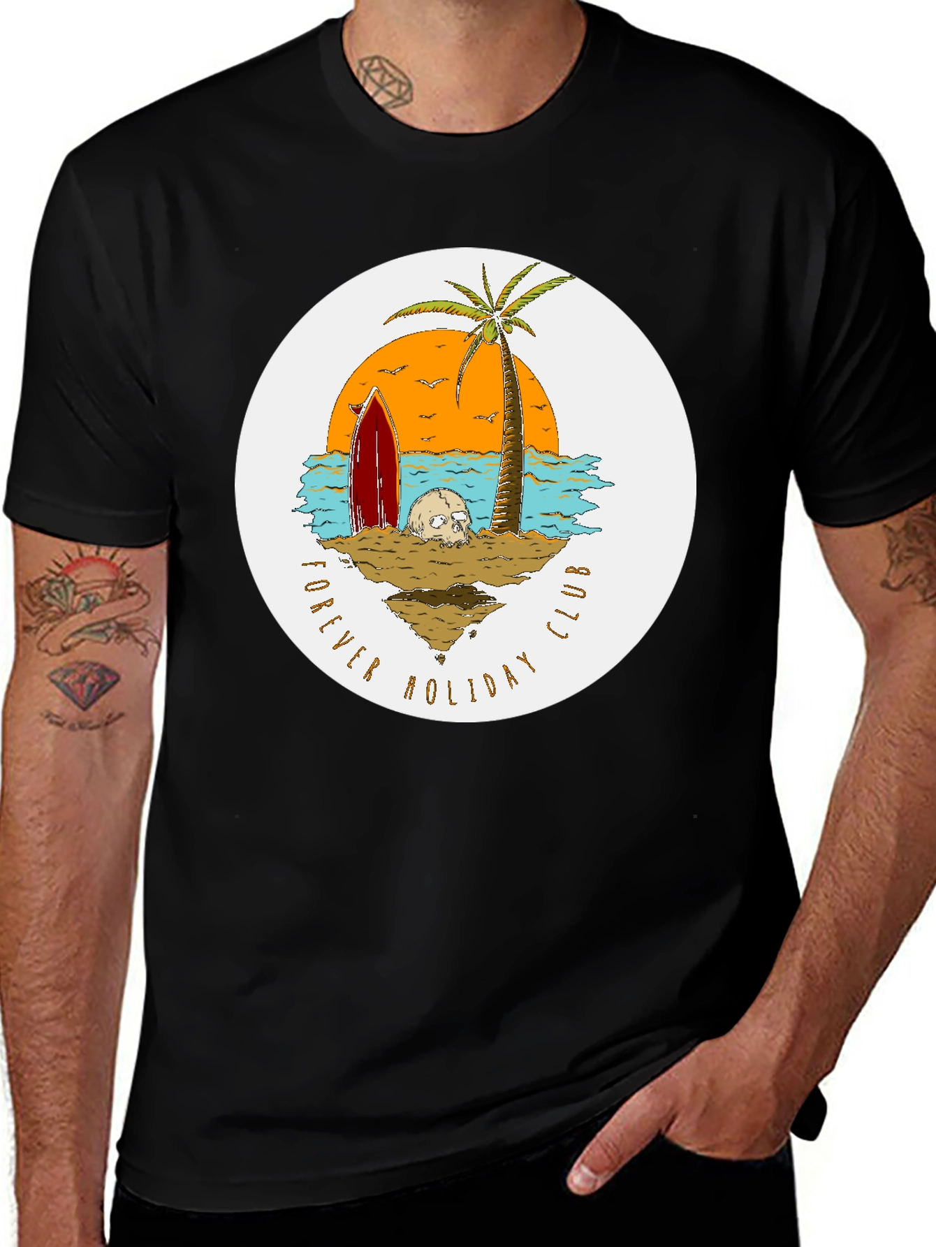 Forever Holiday Club Graphic T-Shirt