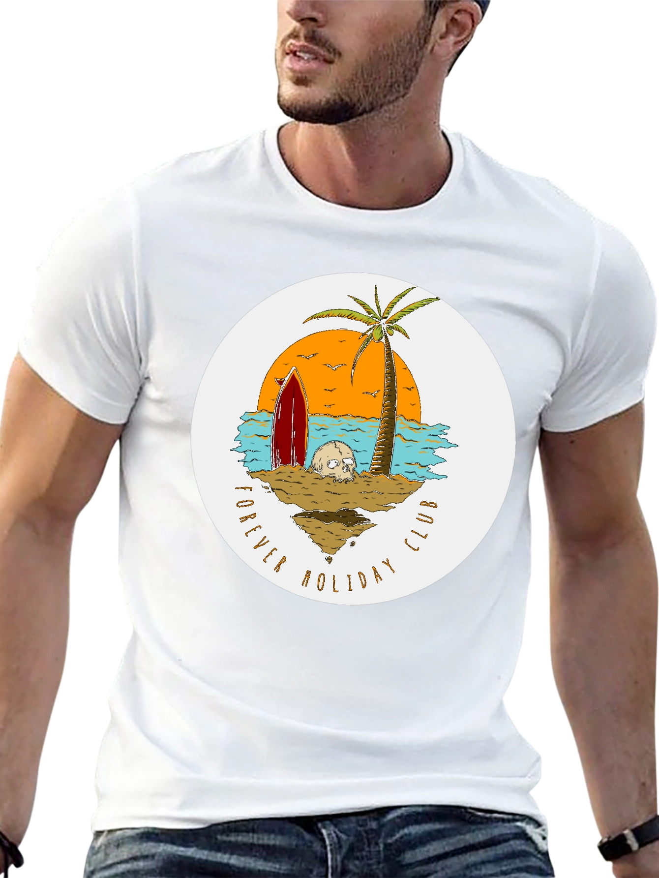 Forever Holiday Club Graphic T-Shirt