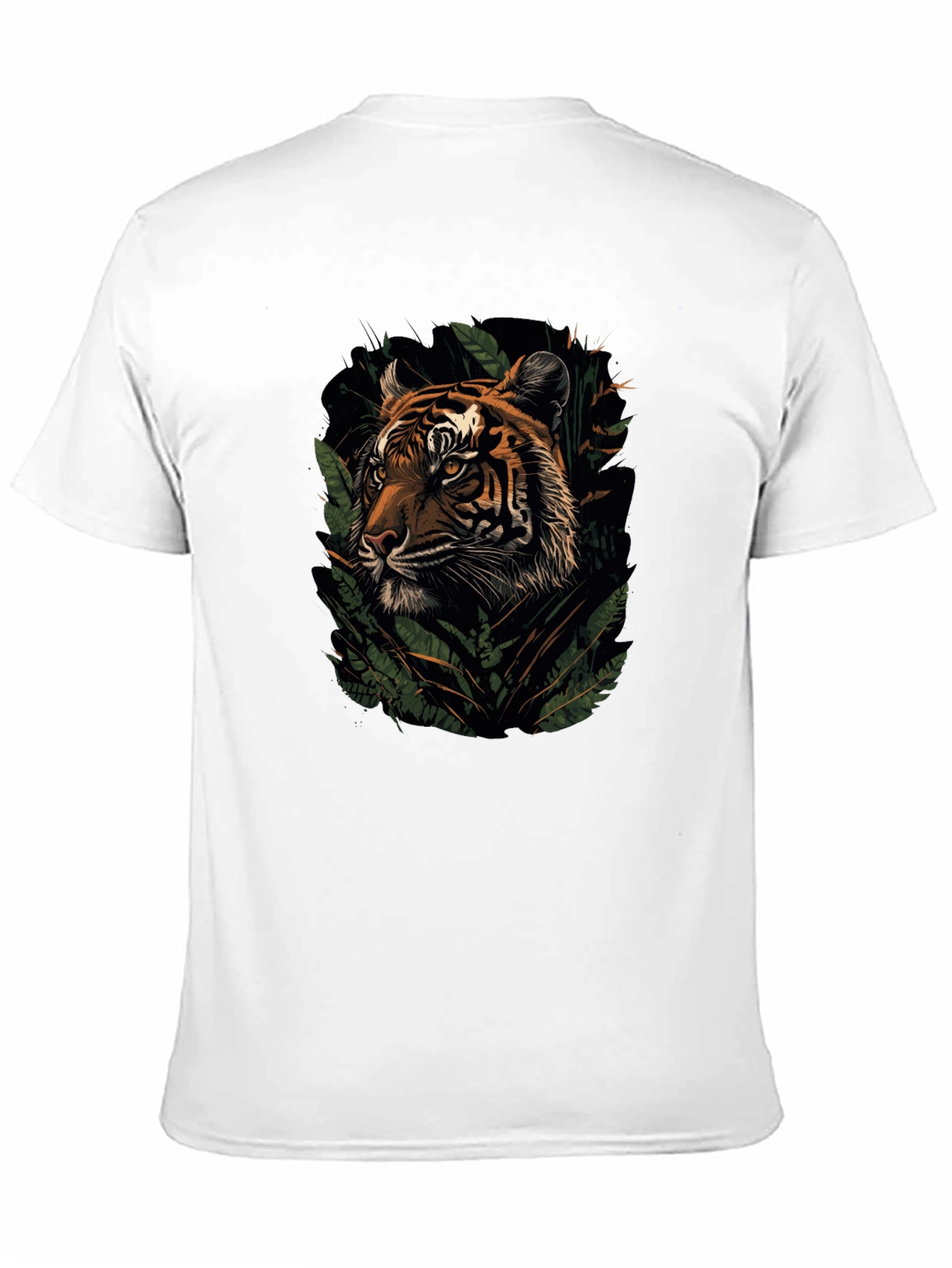 Tiger Graphic Black T-Shirt | Jungle Cat Tee