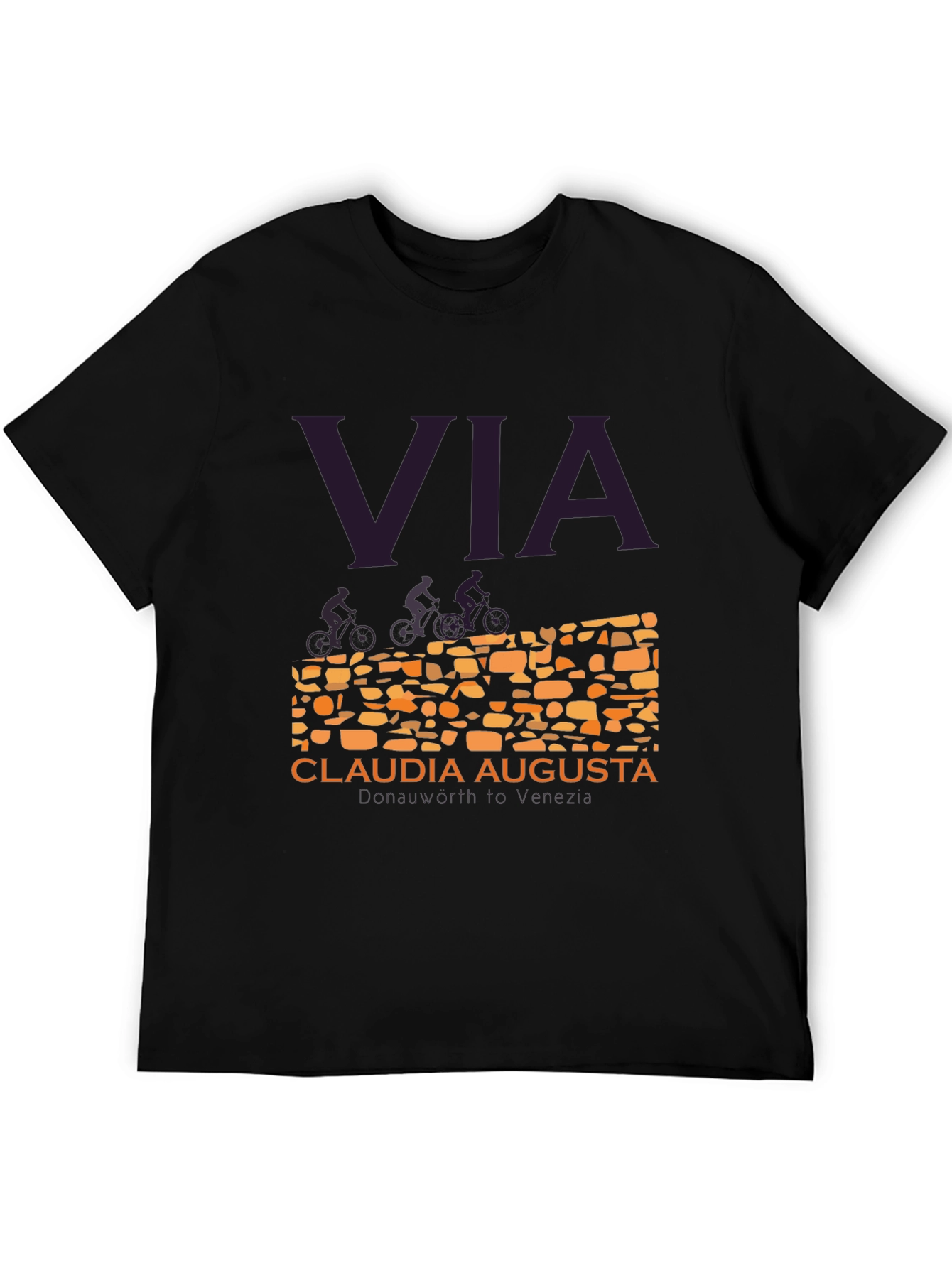 VIA Claudia Augusta T-Shirt: Cycling History Tee