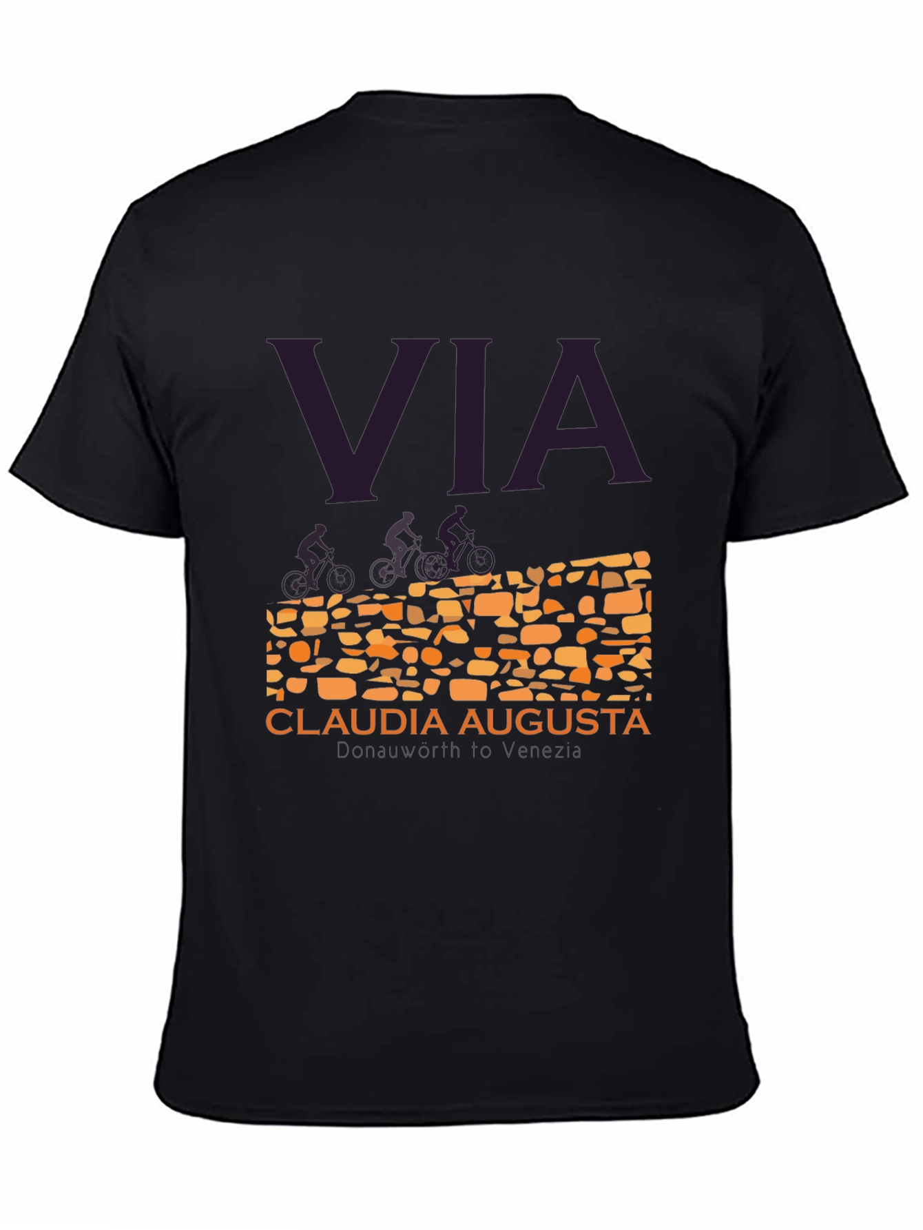 VIA Claudia Augusta T-Shirt: Cycling History Tee