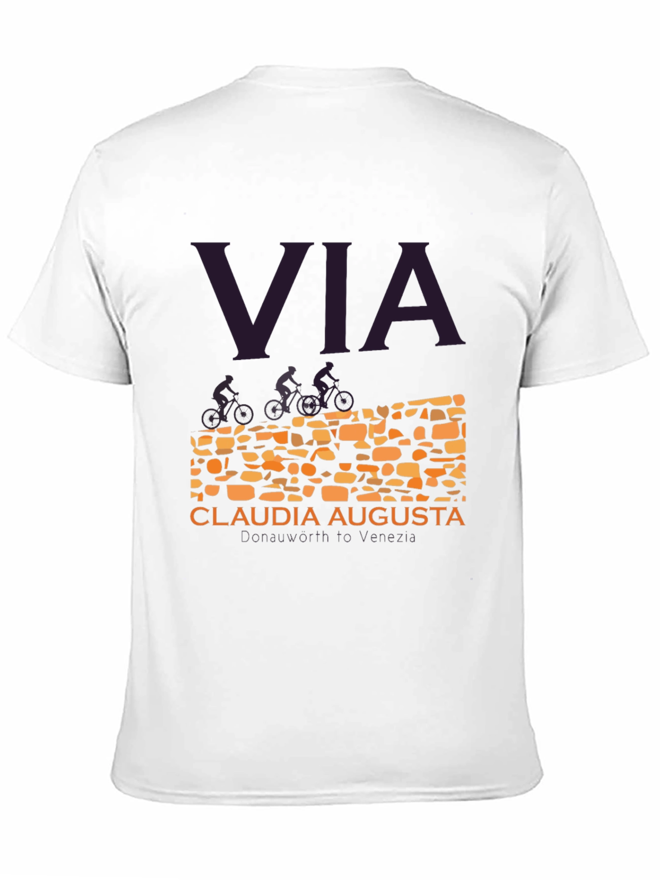 VIA Claudia Augusta T-Shirt: Cycling History Tee
