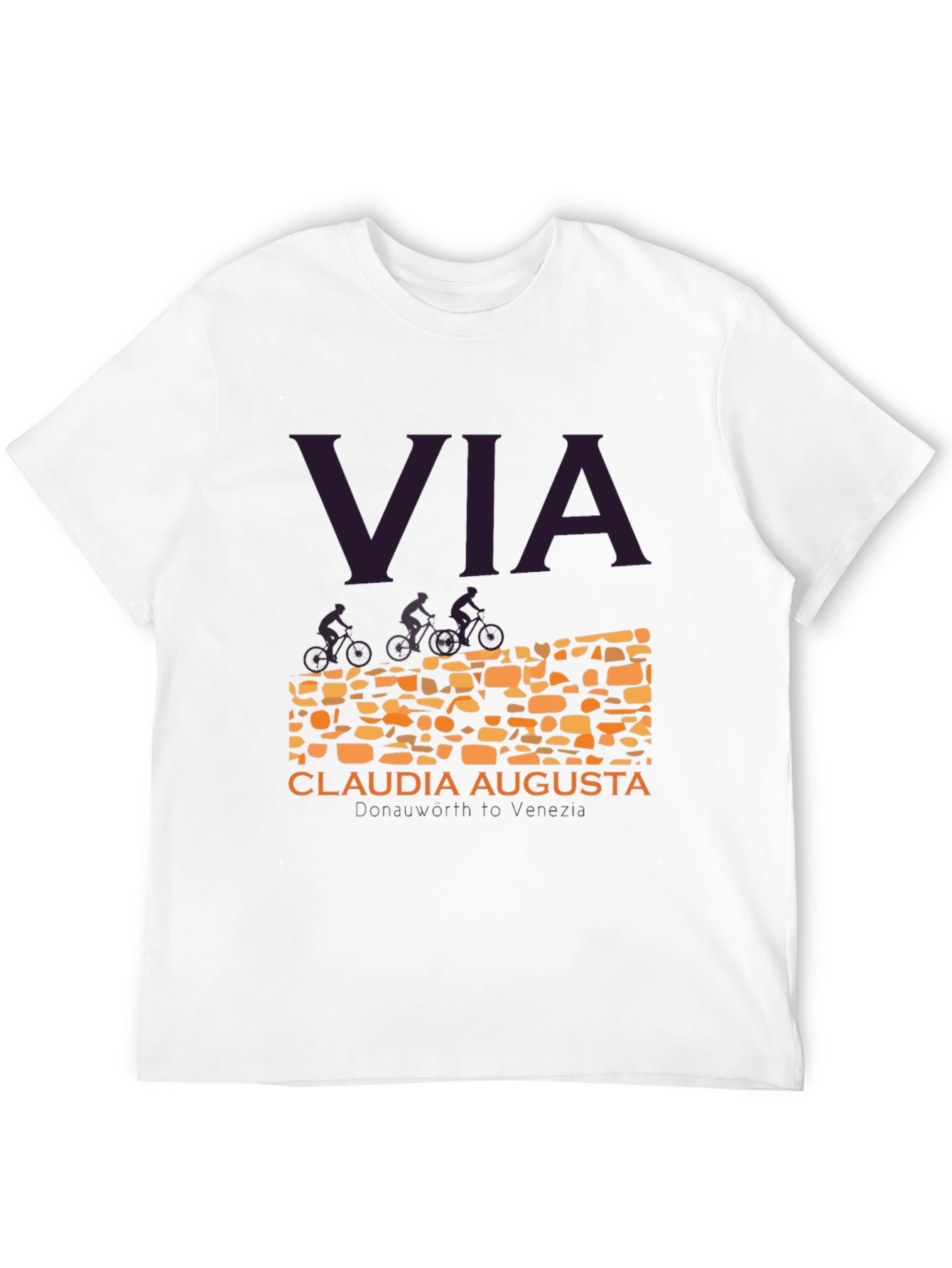 VIA Claudia Augusta T-Shirt: Cycling History Tee