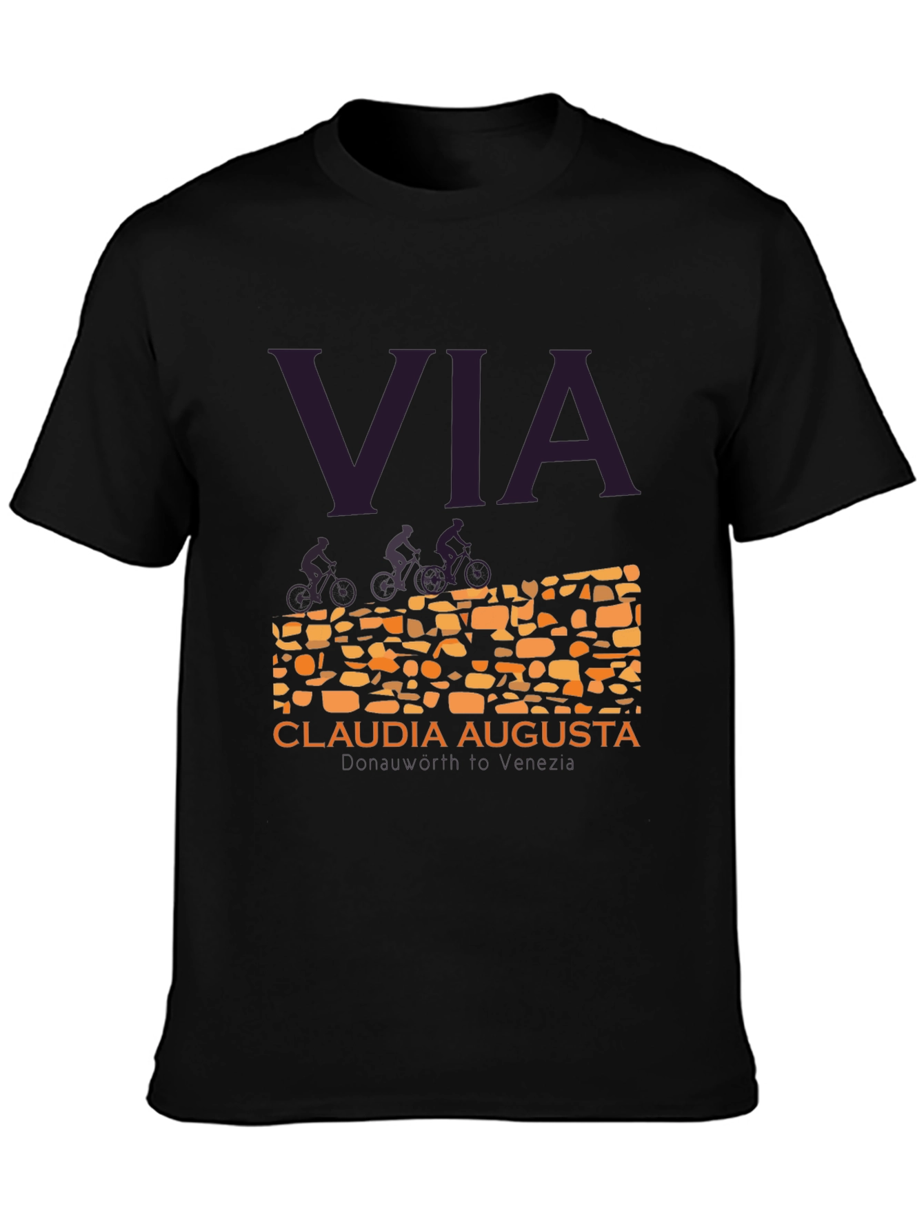 VIA Claudia Augusta T-Shirt: Cycling History Tee