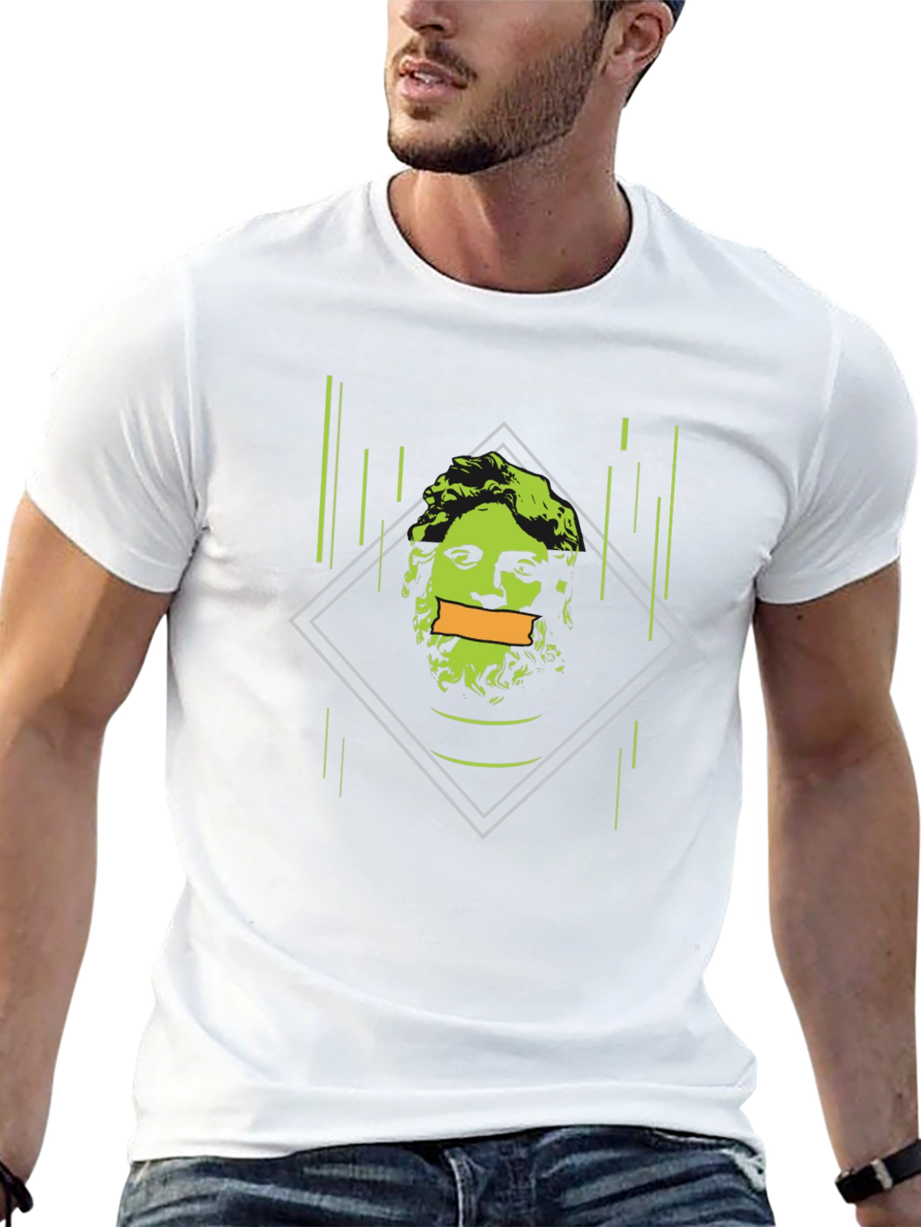 Statue Head Graphic Tee
