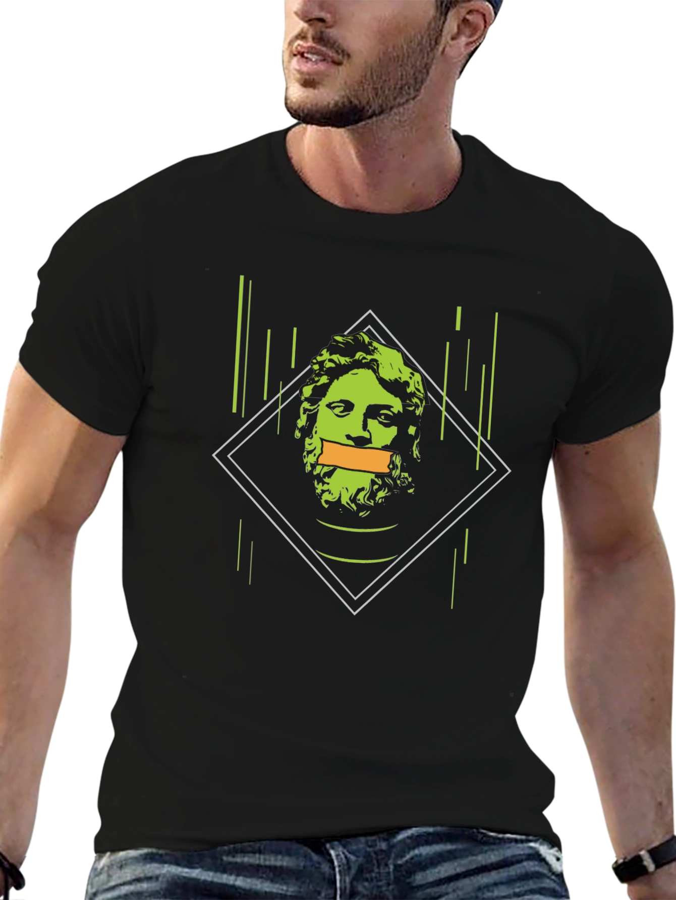 Statue Head Graphic Tee