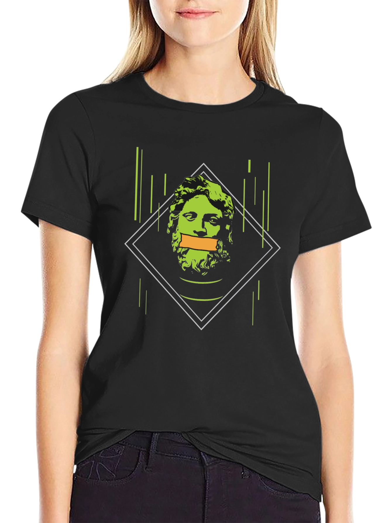 Statue Head Graphic Tee