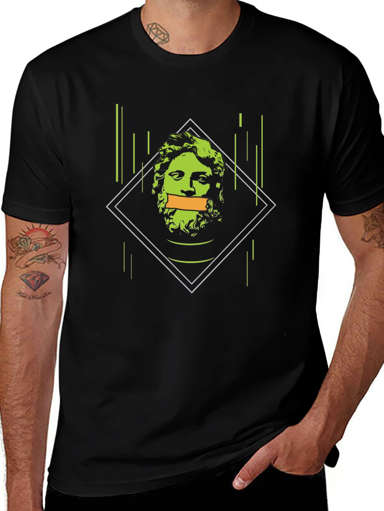 Statue Head Graphic Tee