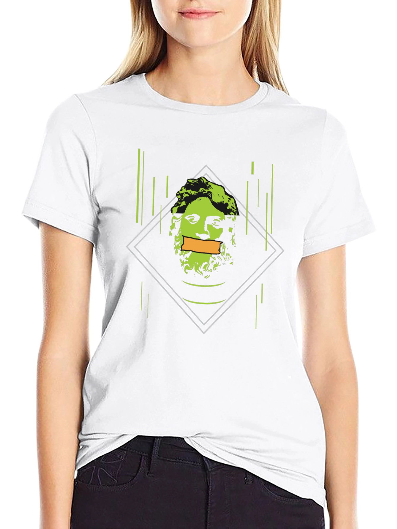 Statue Head Graphic Tee