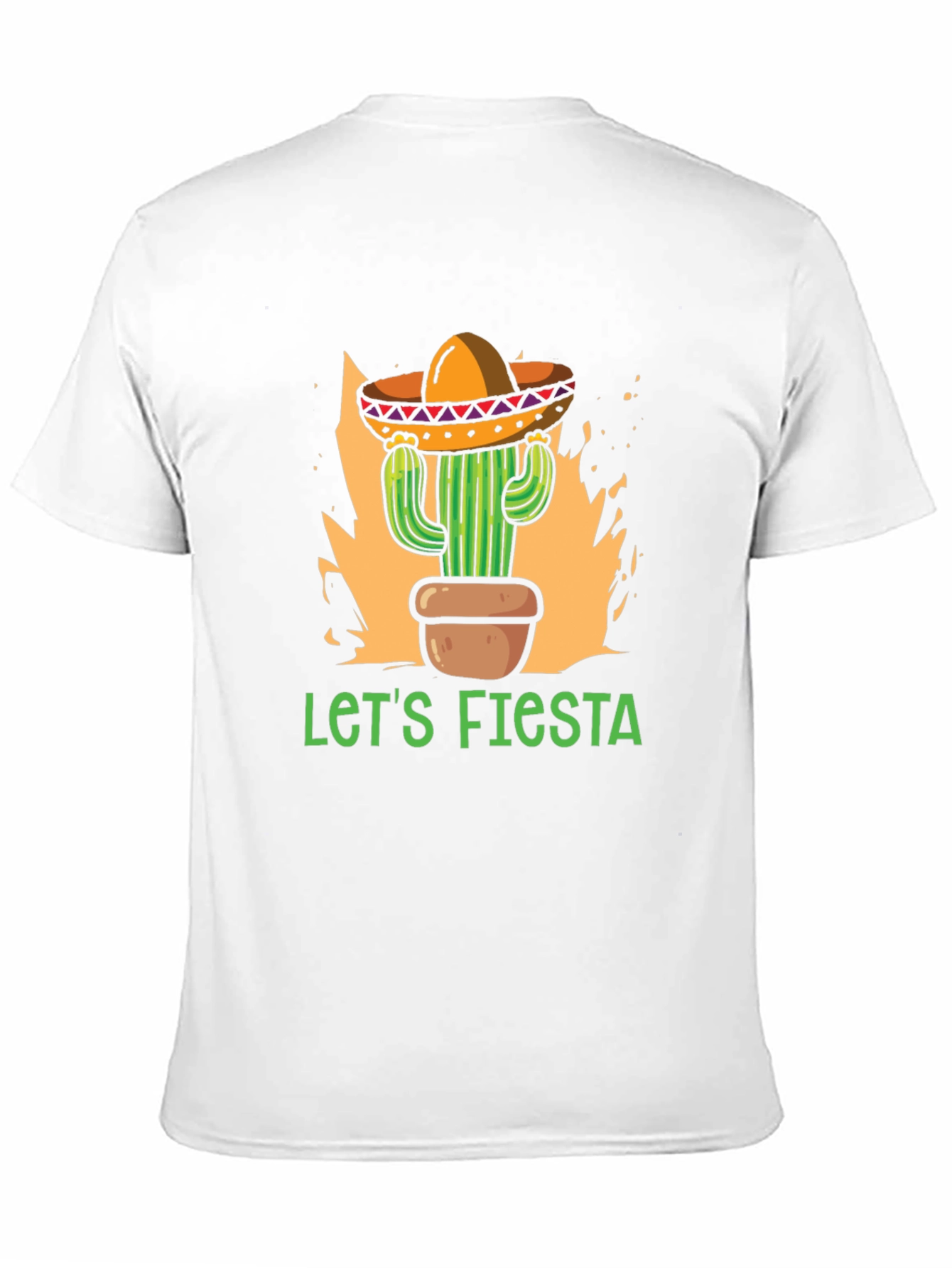 Lets Fiesta Cactus Sombrero T-Shirt