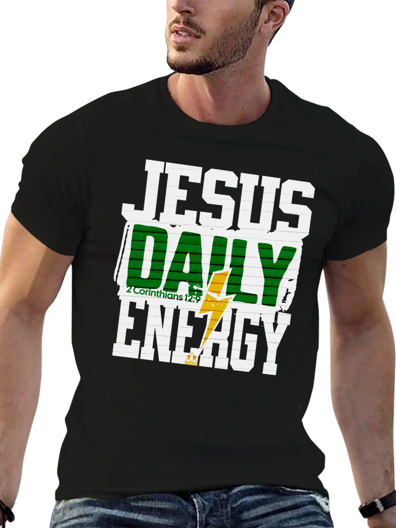 Jesus Daily Energy T-Shirt - Christian Inspired Tee