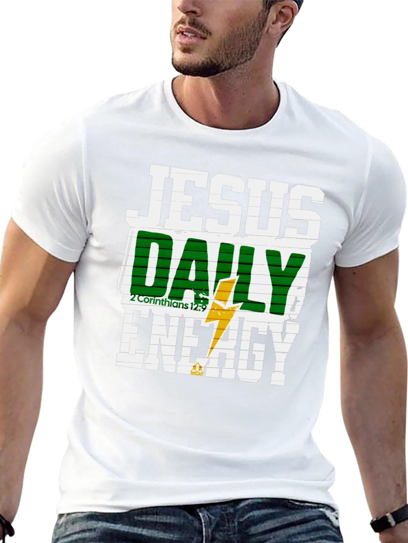 Jesus Daily Energy T-Shirt - Christian Inspired Tee