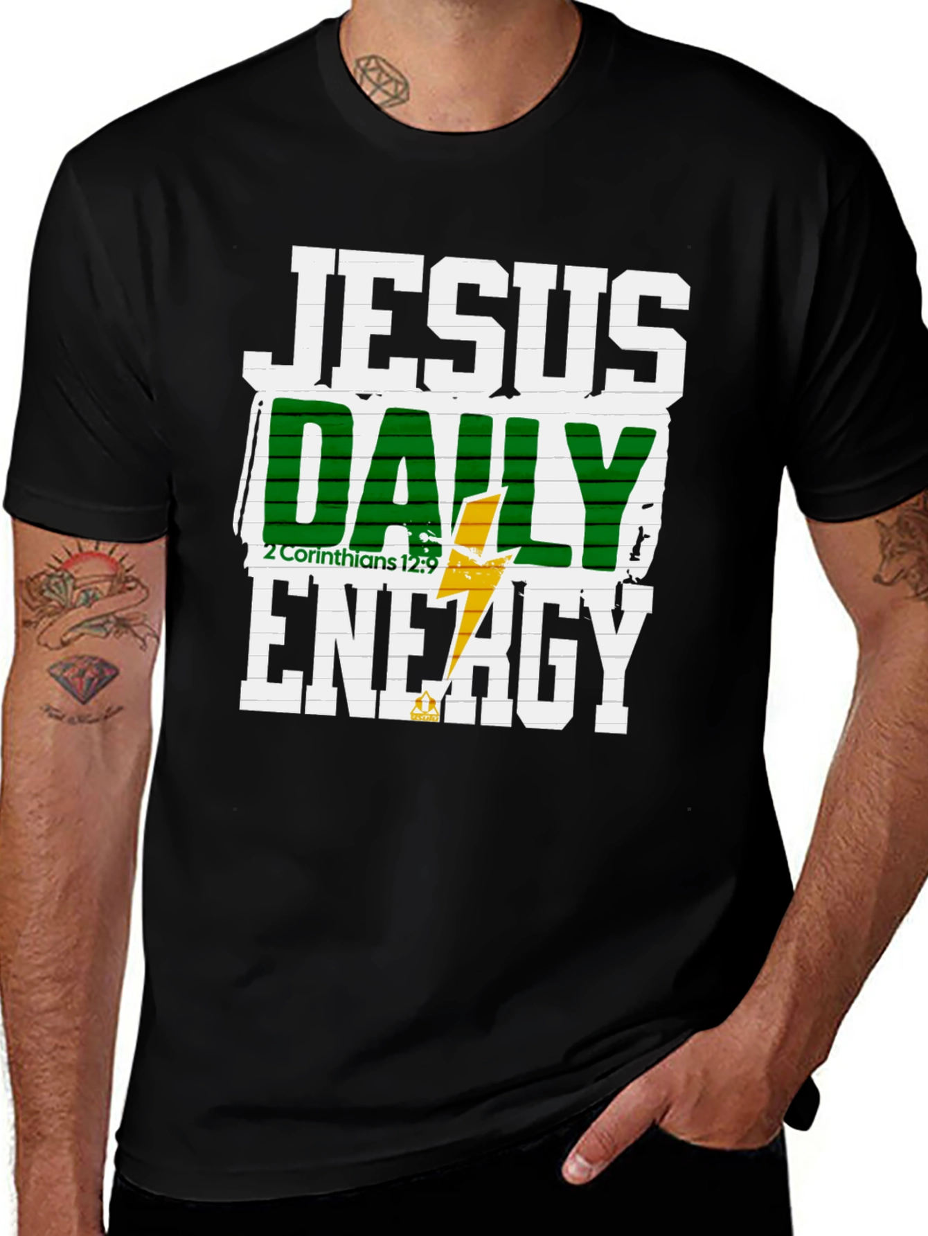 Jesus Daily Energy T-Shirt - Christian Inspired Tee