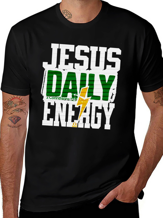 Jesus Daily Energy T-Shirt - Christian Inspired Tee