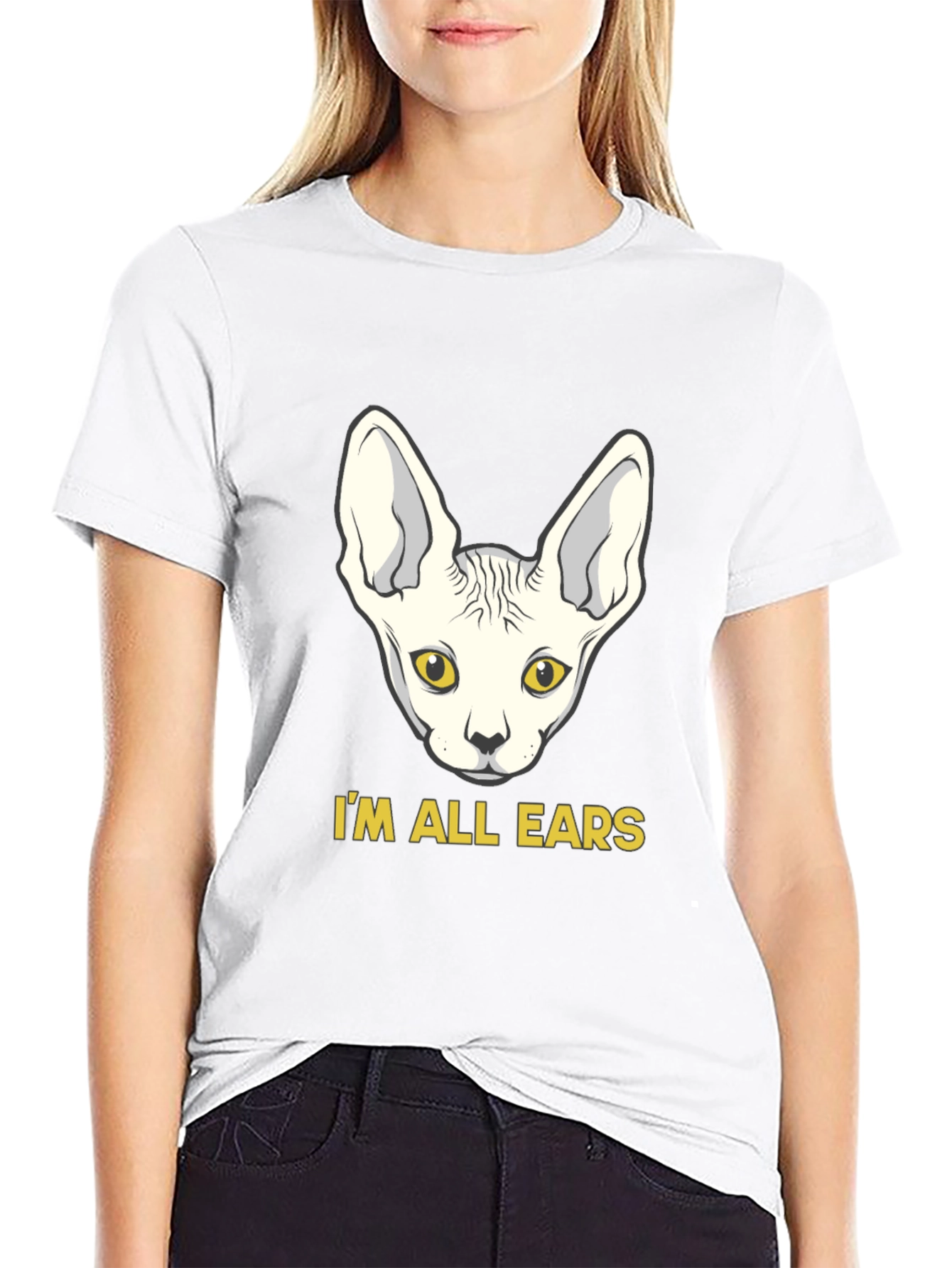 Im All Ears Cat T-Shirt