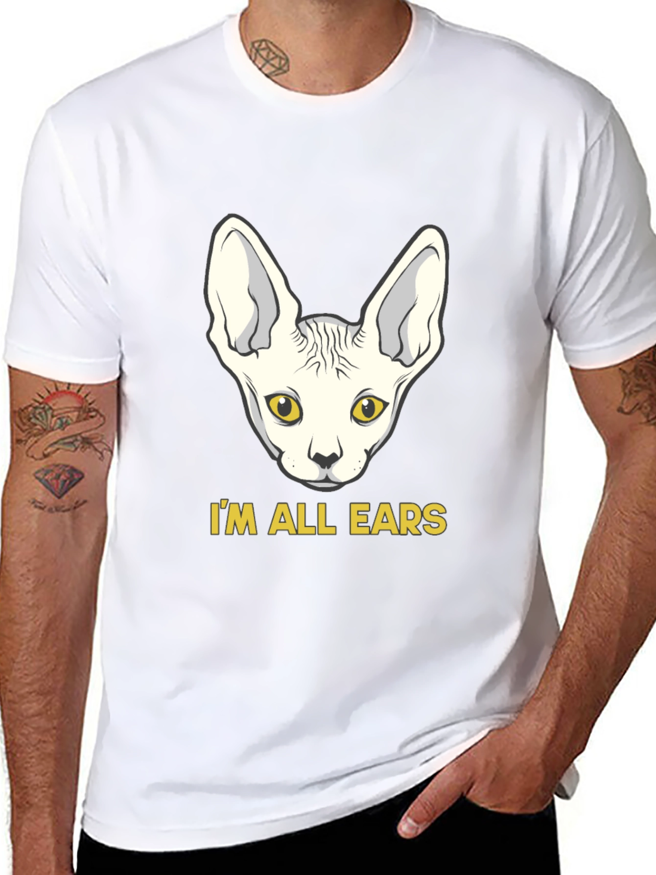 Im All Ears Cat T-Shirt