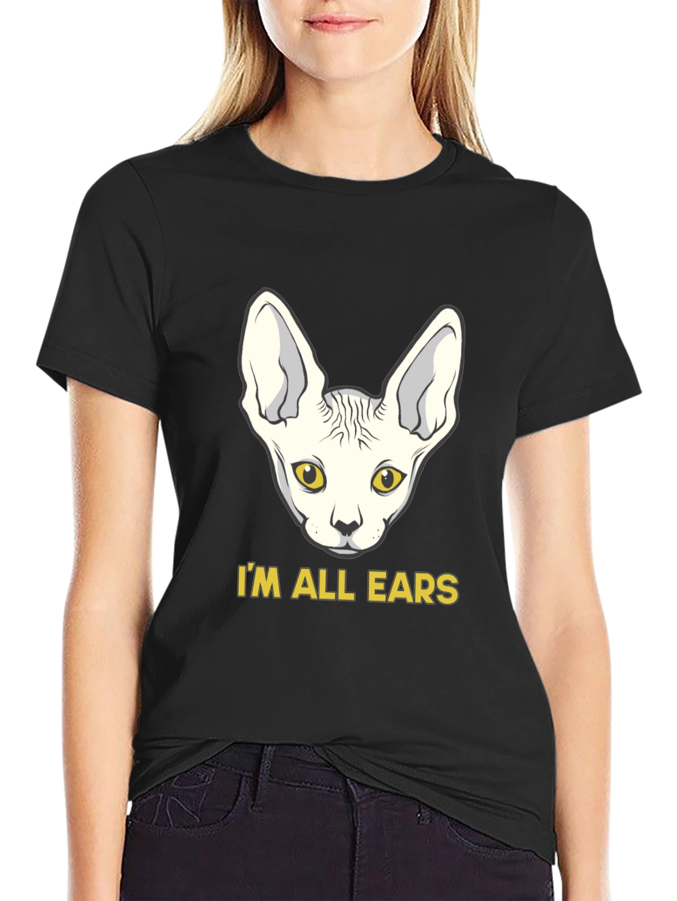 Im All Ears Cat T-Shirt