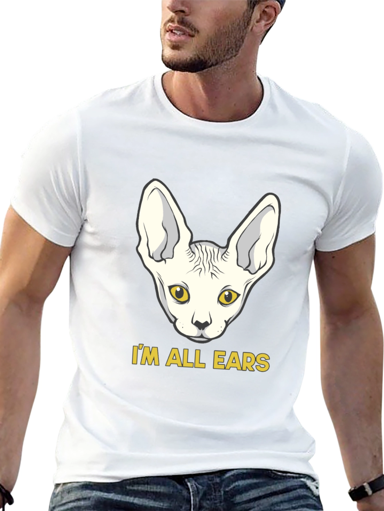 Im All Ears Cat T-Shirt