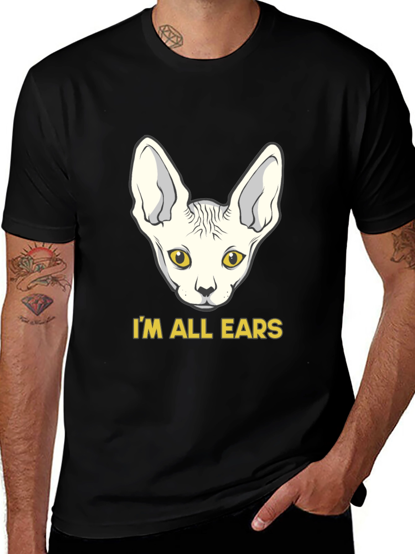 Im All Ears Cat T-Shirt