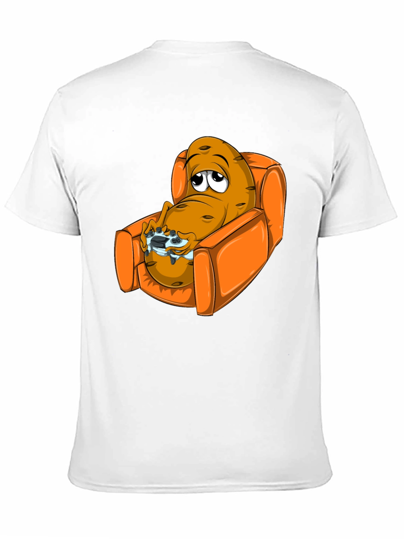 Potato Gamer T-Shirt - Relaxed Fit Black Tee