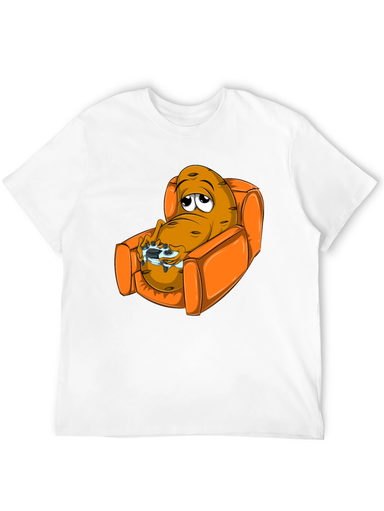 Potato Gamer T-Shirt - Relaxed Fit Black Tee