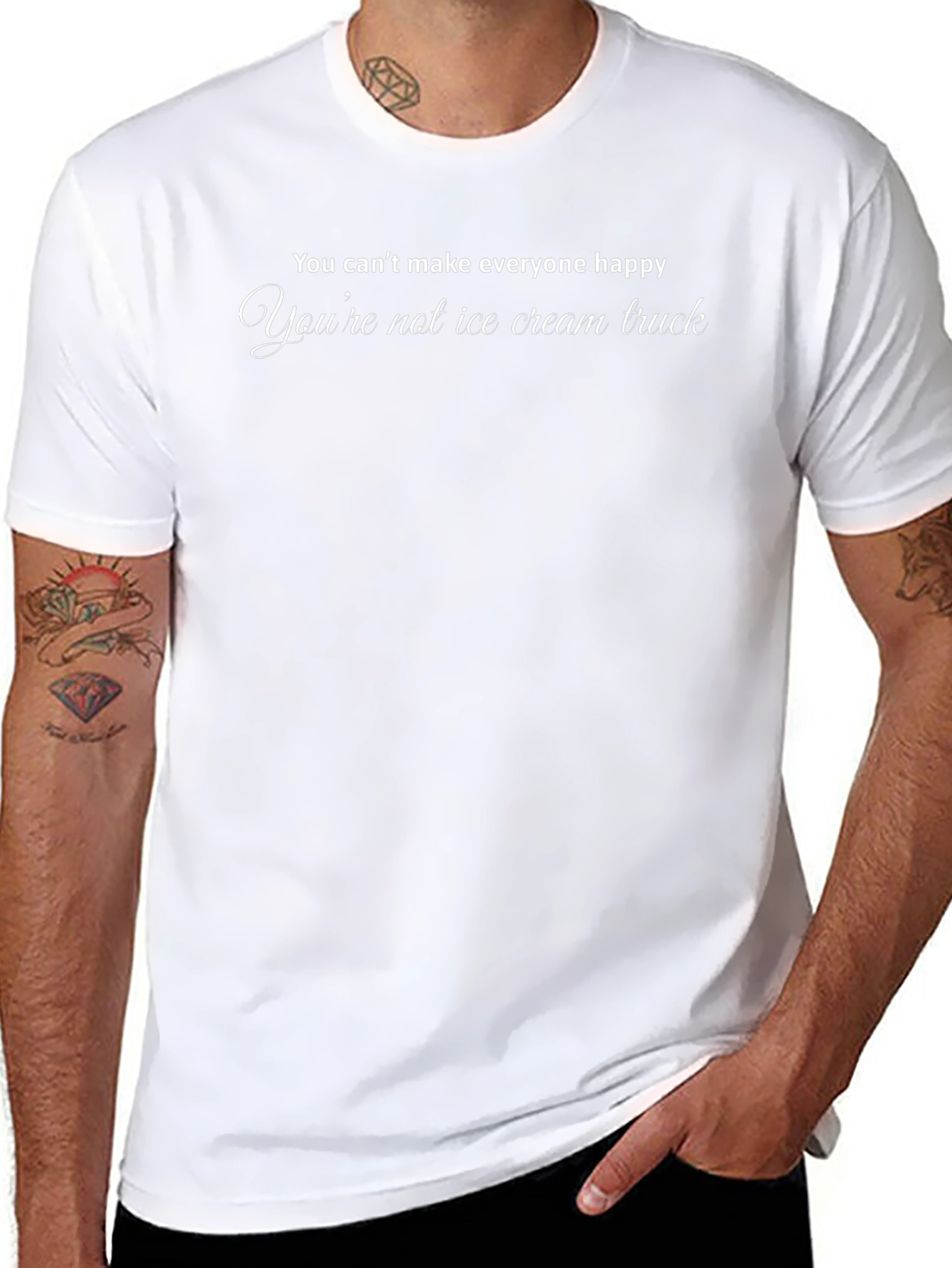Funny Sarcastic T-Shirt: Youre Not Ice Cream Truck!