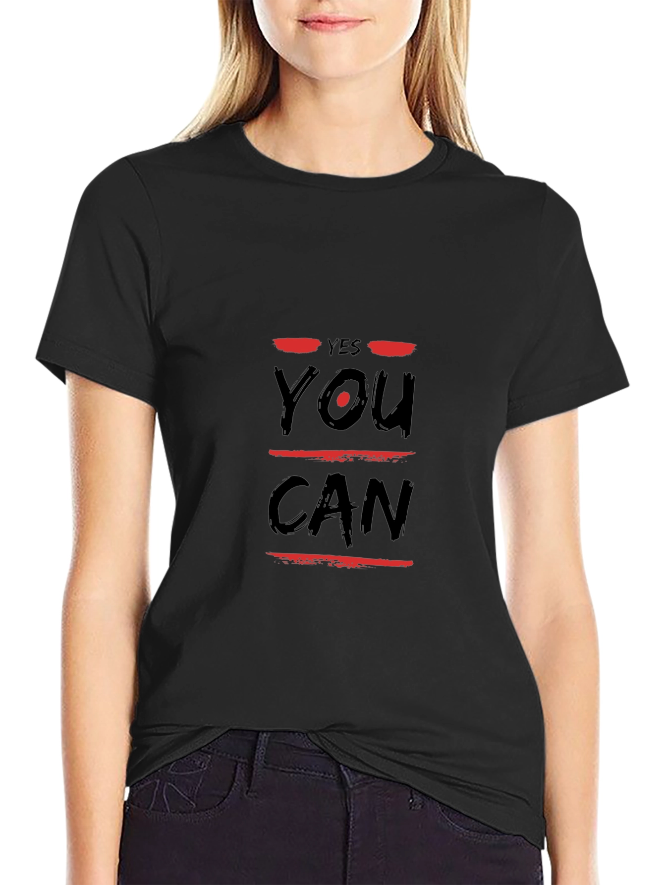 Yes You Can T-Shirt - Motivational Graphic Tee