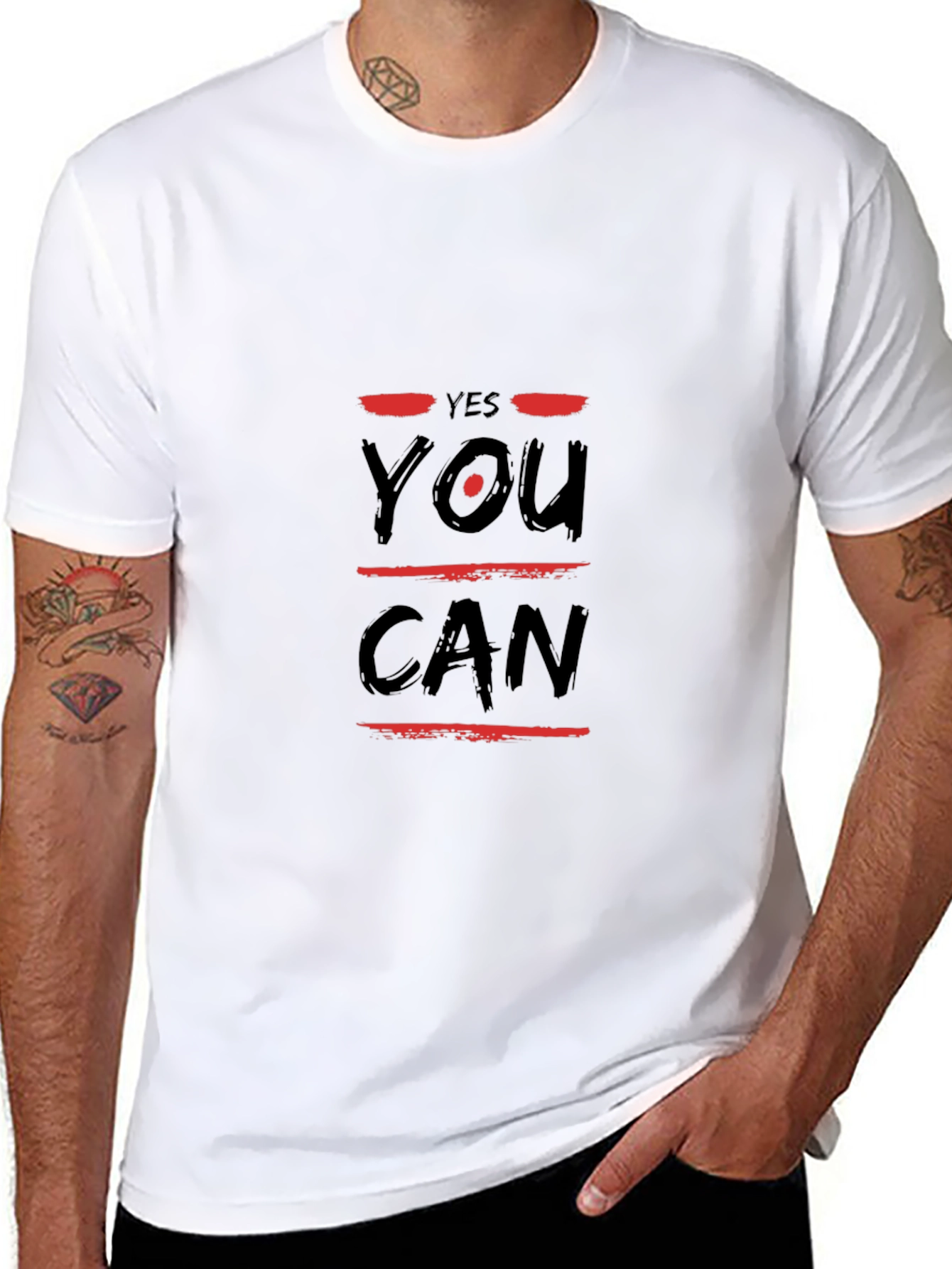 Yes You Can T-Shirt - Motivational Graphic Tee