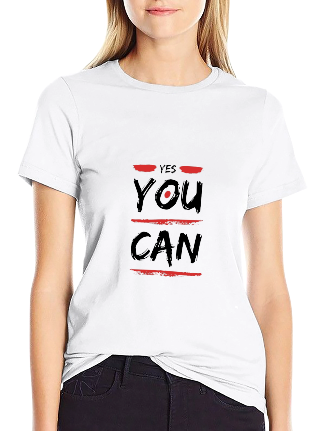 Yes You Can T-Shirt - Motivational Graphic Tee