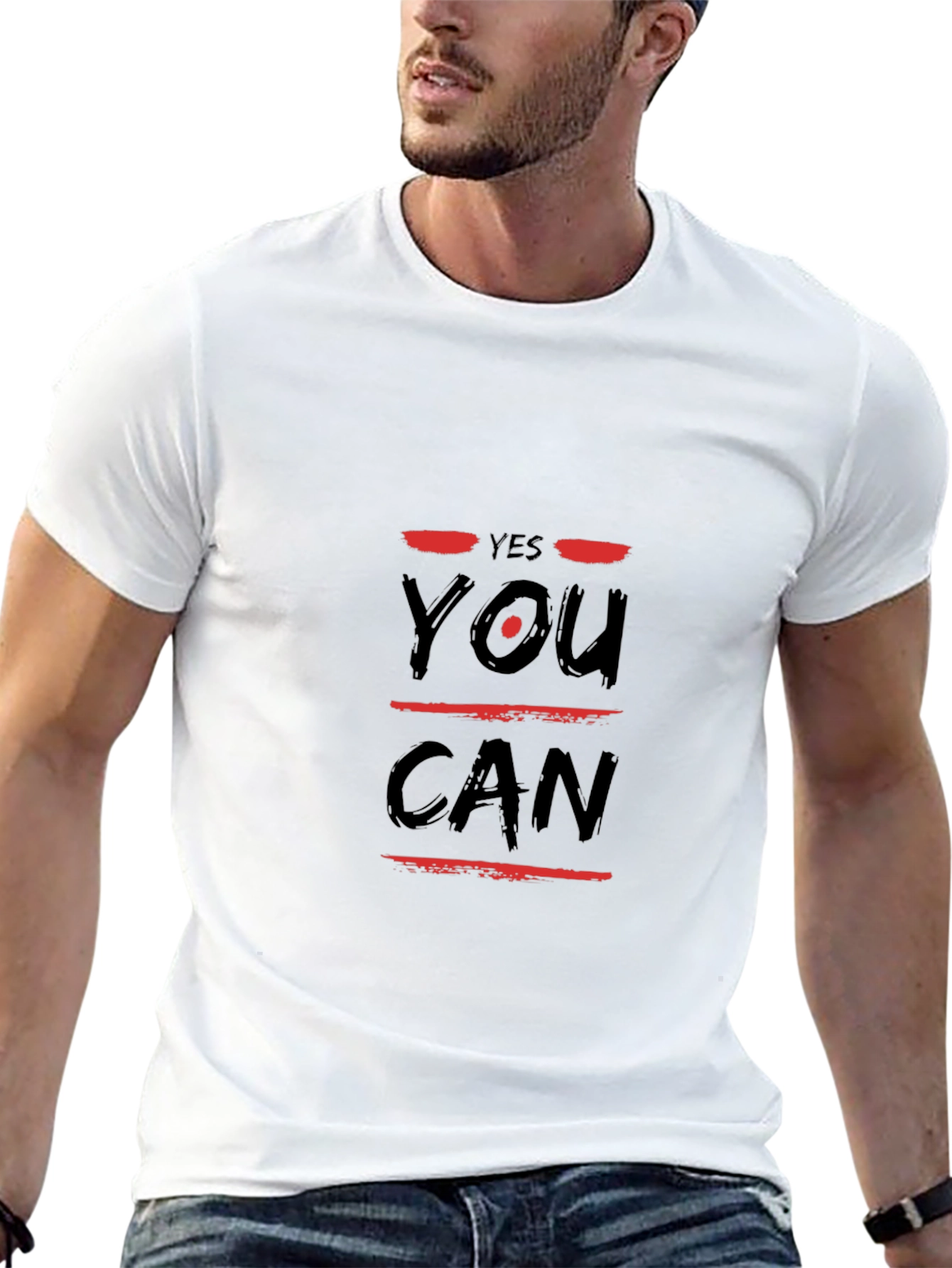 Yes You Can T-Shirt - Motivational Graphic Tee