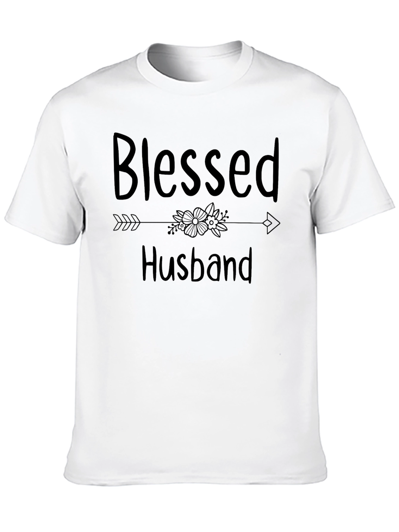 Blessed Husband Graphic Tee - Black