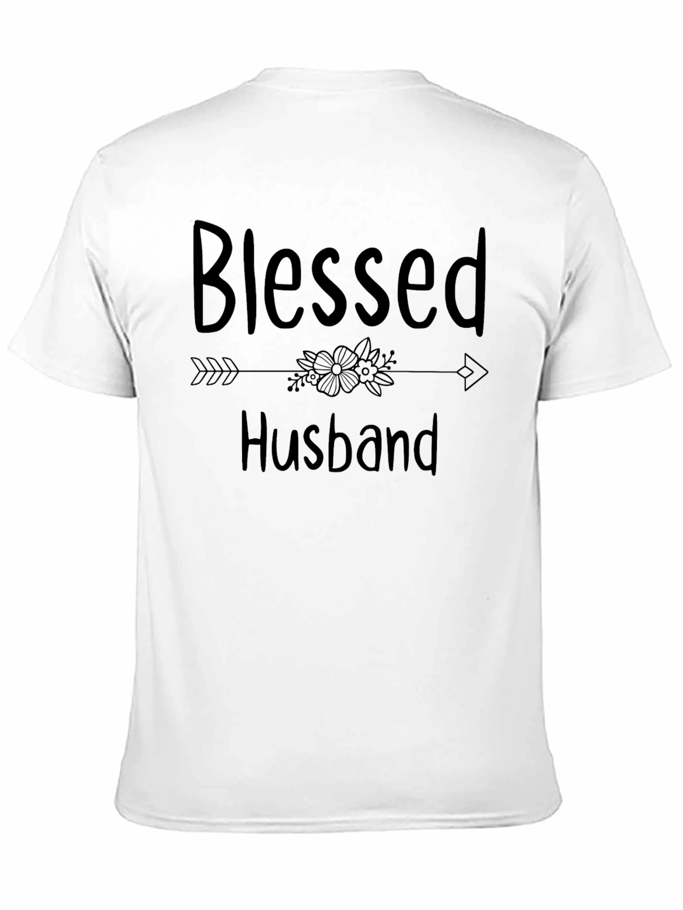 Blessed Husband Graphic Tee - Black