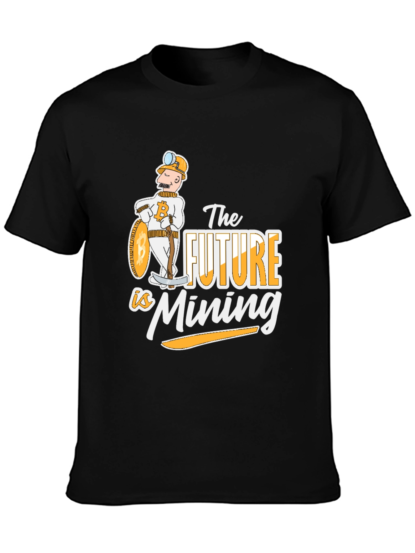 Bitcoin Miner T-Shirt - The Future is Mining!