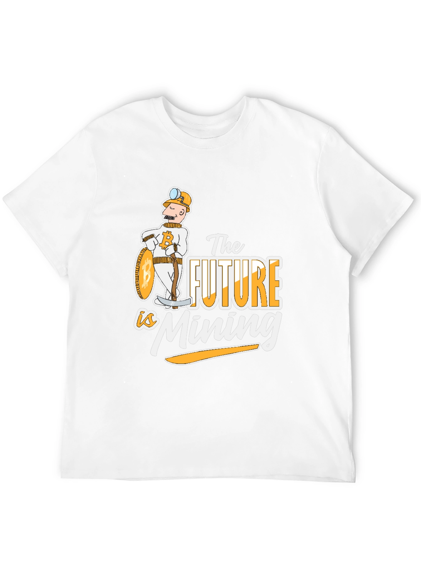 Bitcoin Miner T-Shirt - The Future is Mining!