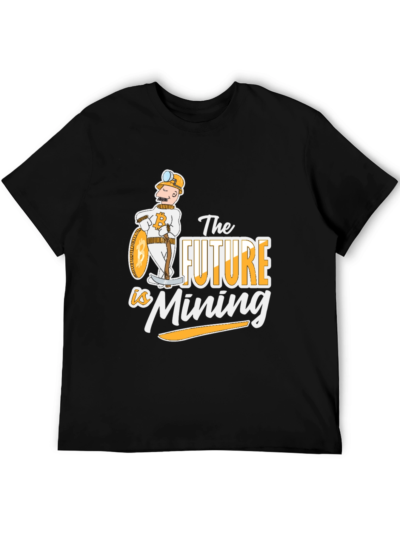 Bitcoin Miner T-Shirt - The Future is Mining!