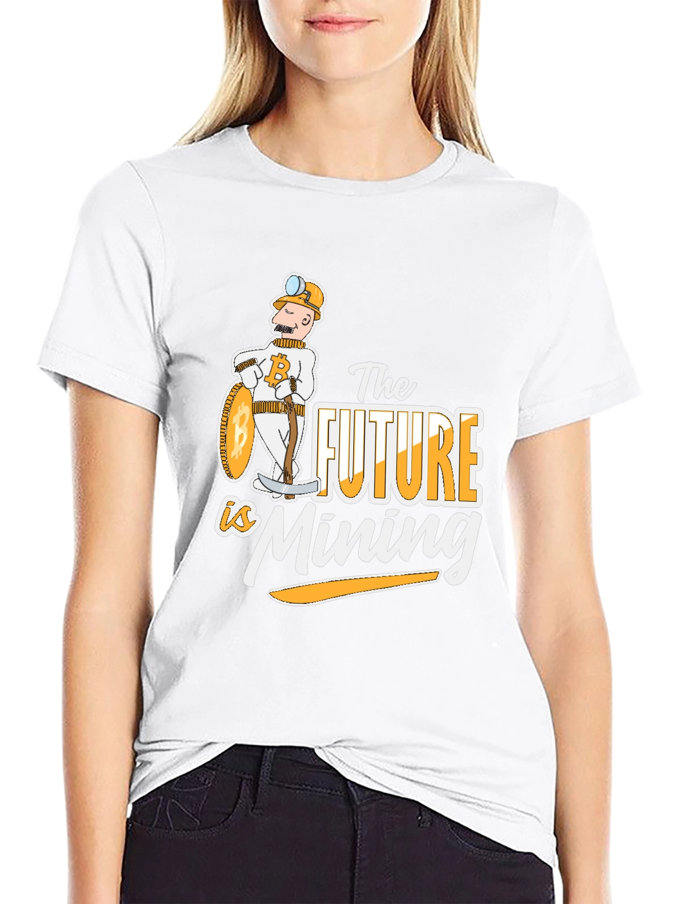 Bitcoin Miner T-Shirt - The Future is Mining!