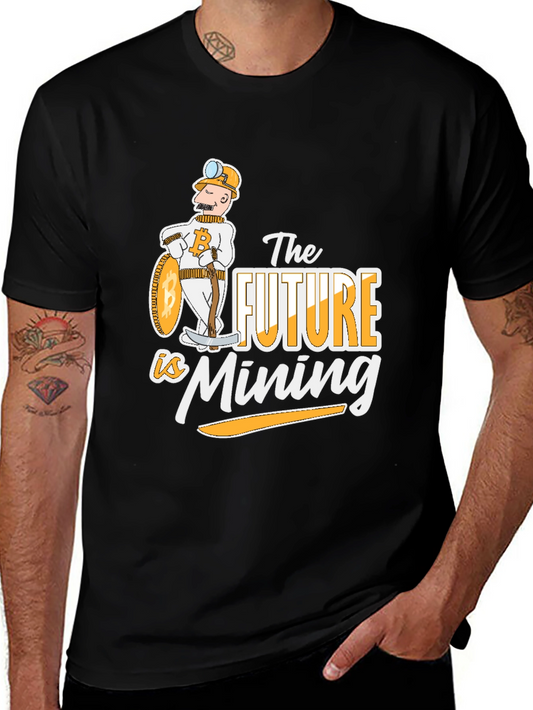 Bitcoin Miner T-Shirt - The Future is Mining!