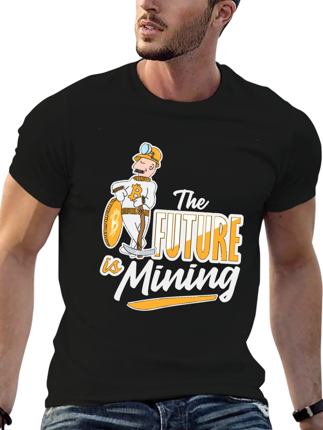 Bitcoin Miner T-Shirt - The Future is Mining!