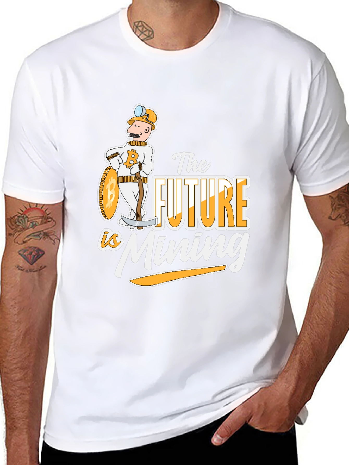 Bitcoin Miner T-Shirt - The Future is Mining!