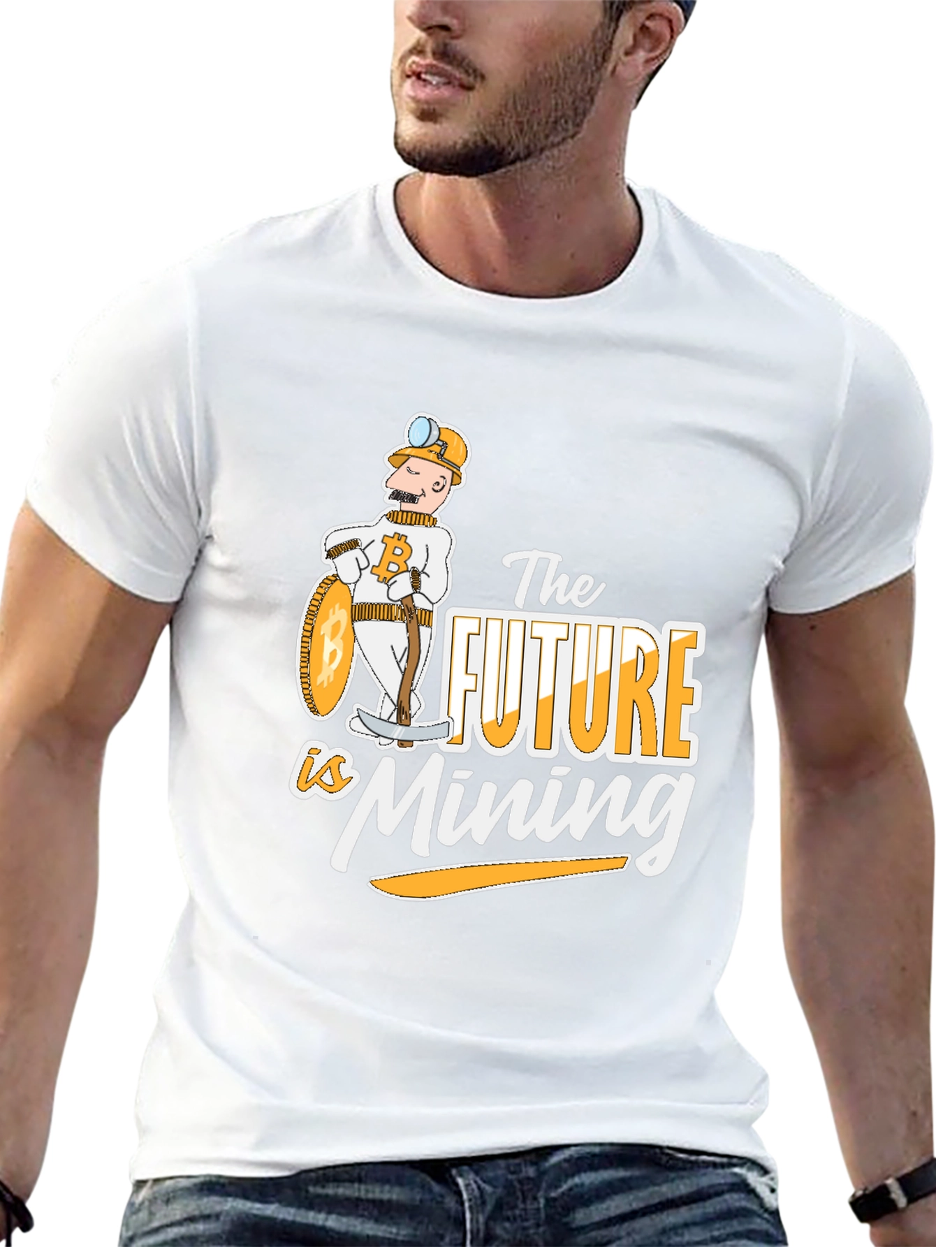 Bitcoin Miner T-Shirt - The Future is Mining!