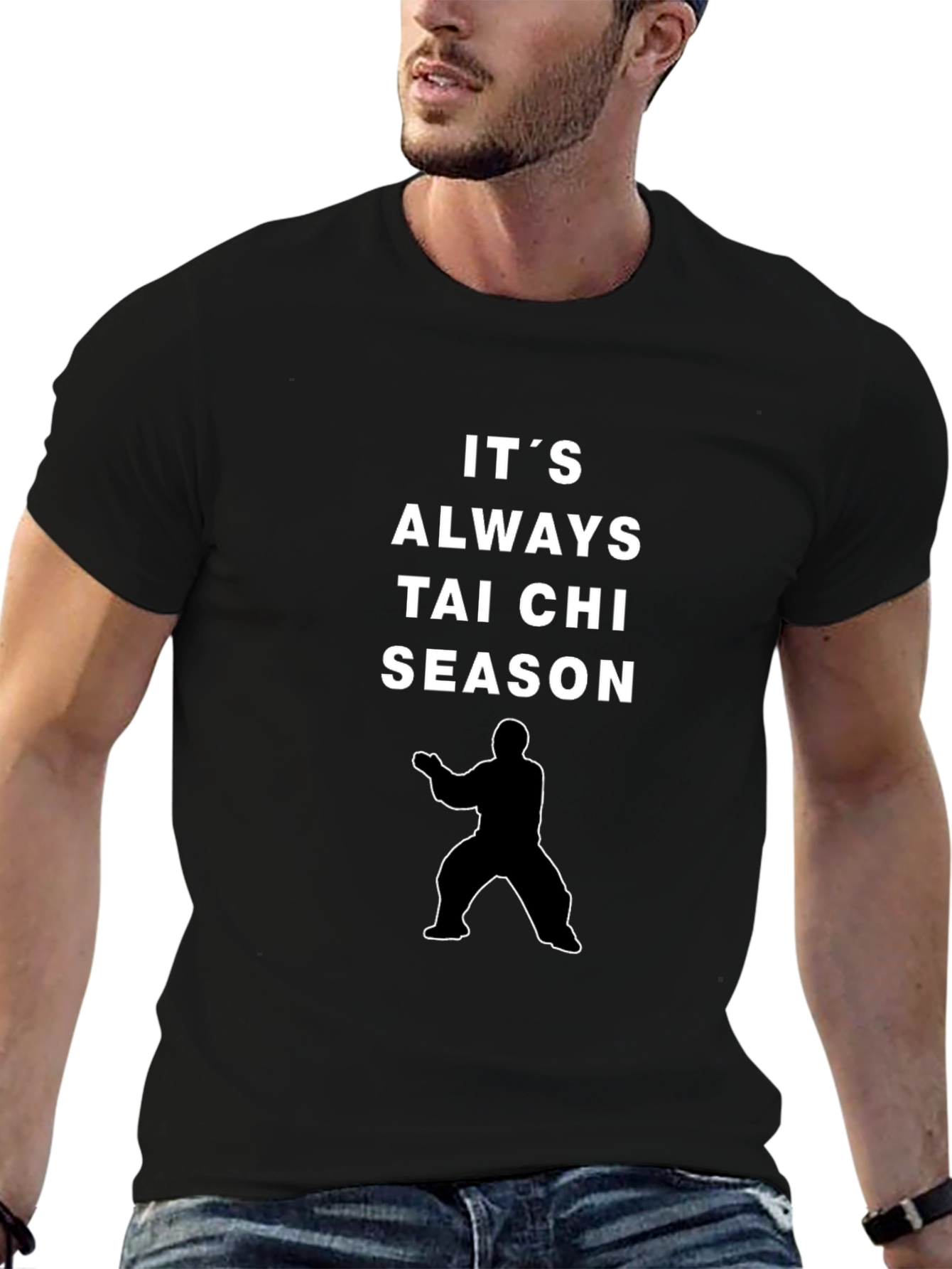 Its Always Tai Chi Season Black T-Shirt