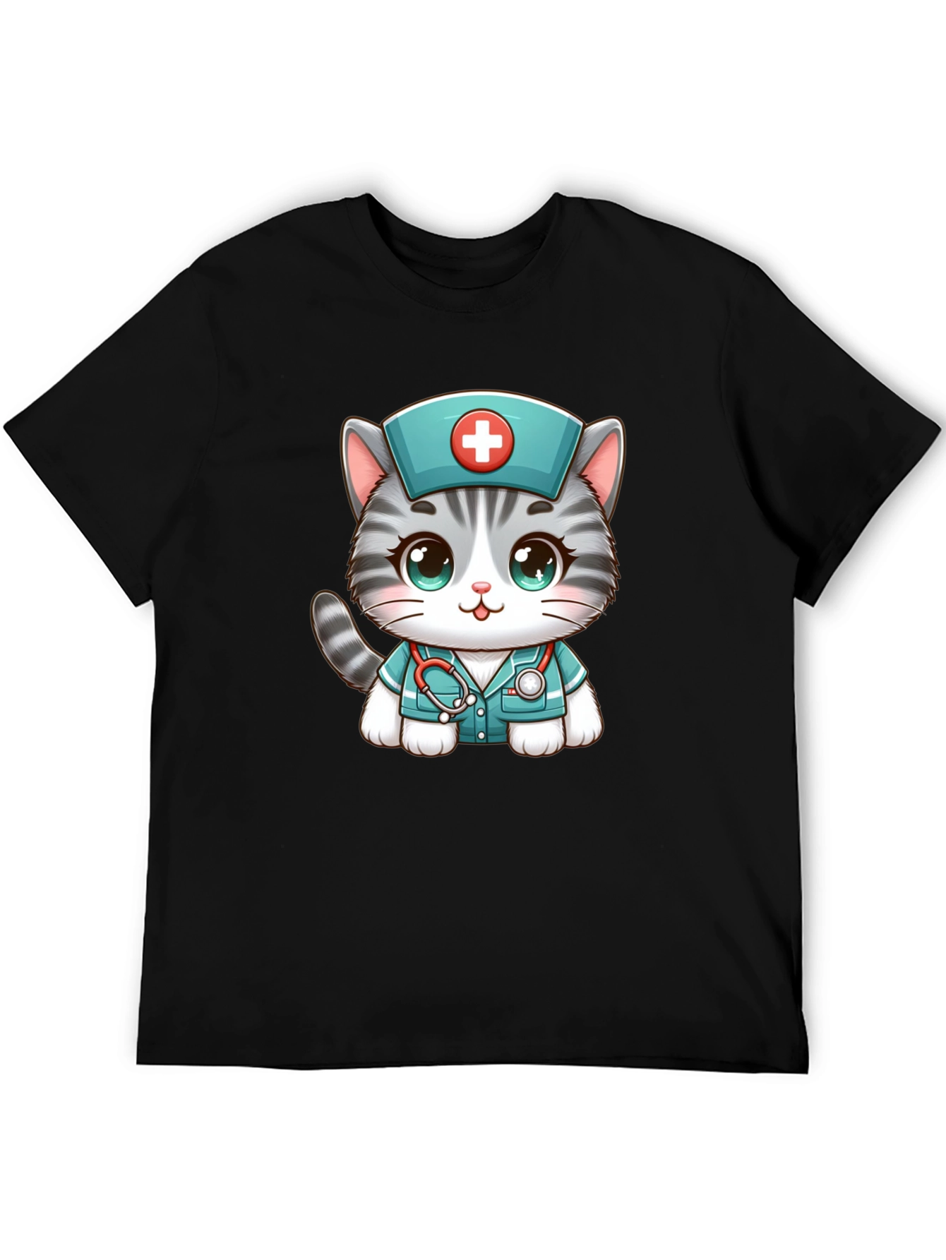 Nurse Cat T-Shirt - Adorable Graphic Tee