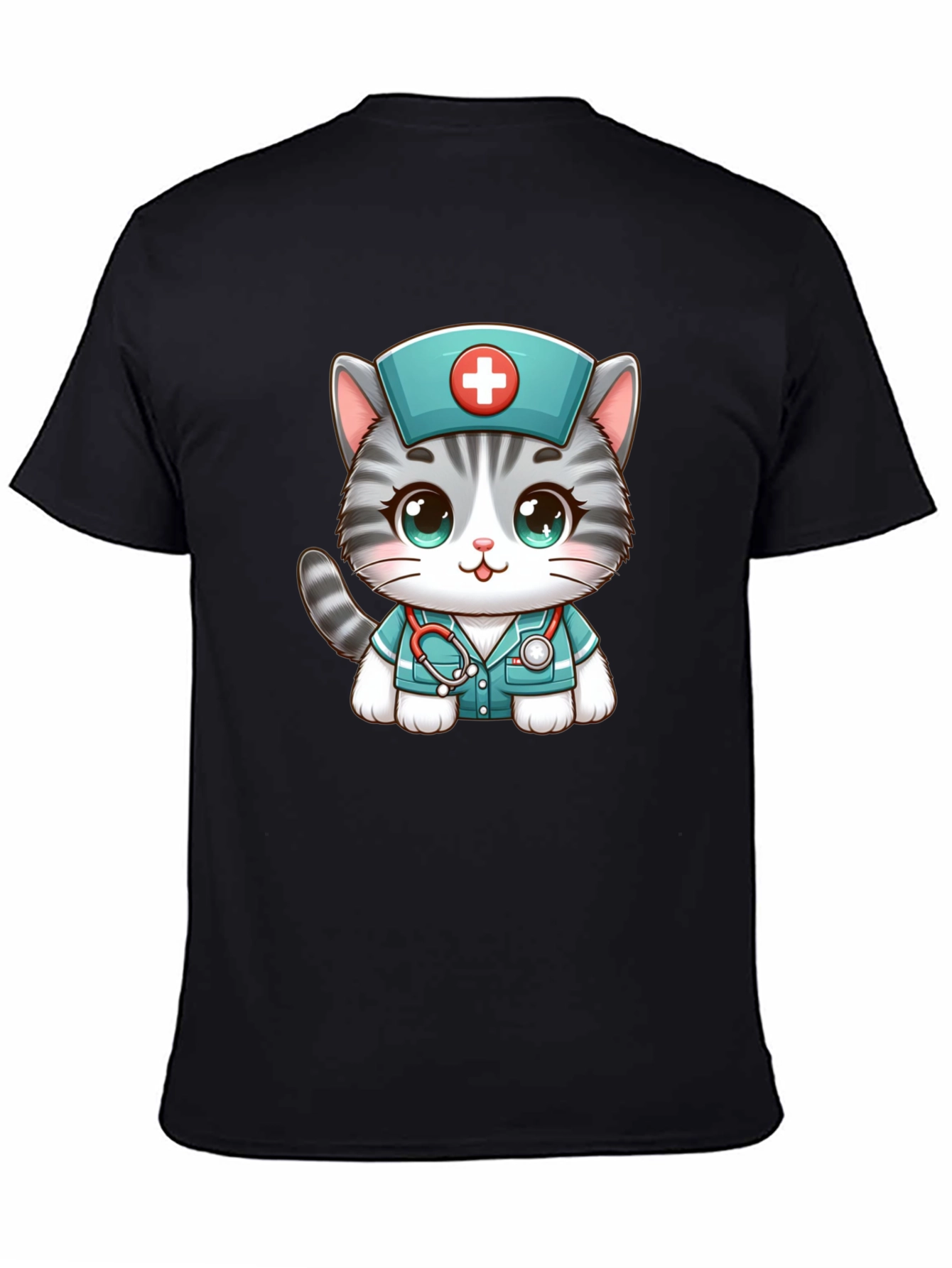 Nurse Cat T-Shirt - Adorable Graphic Tee