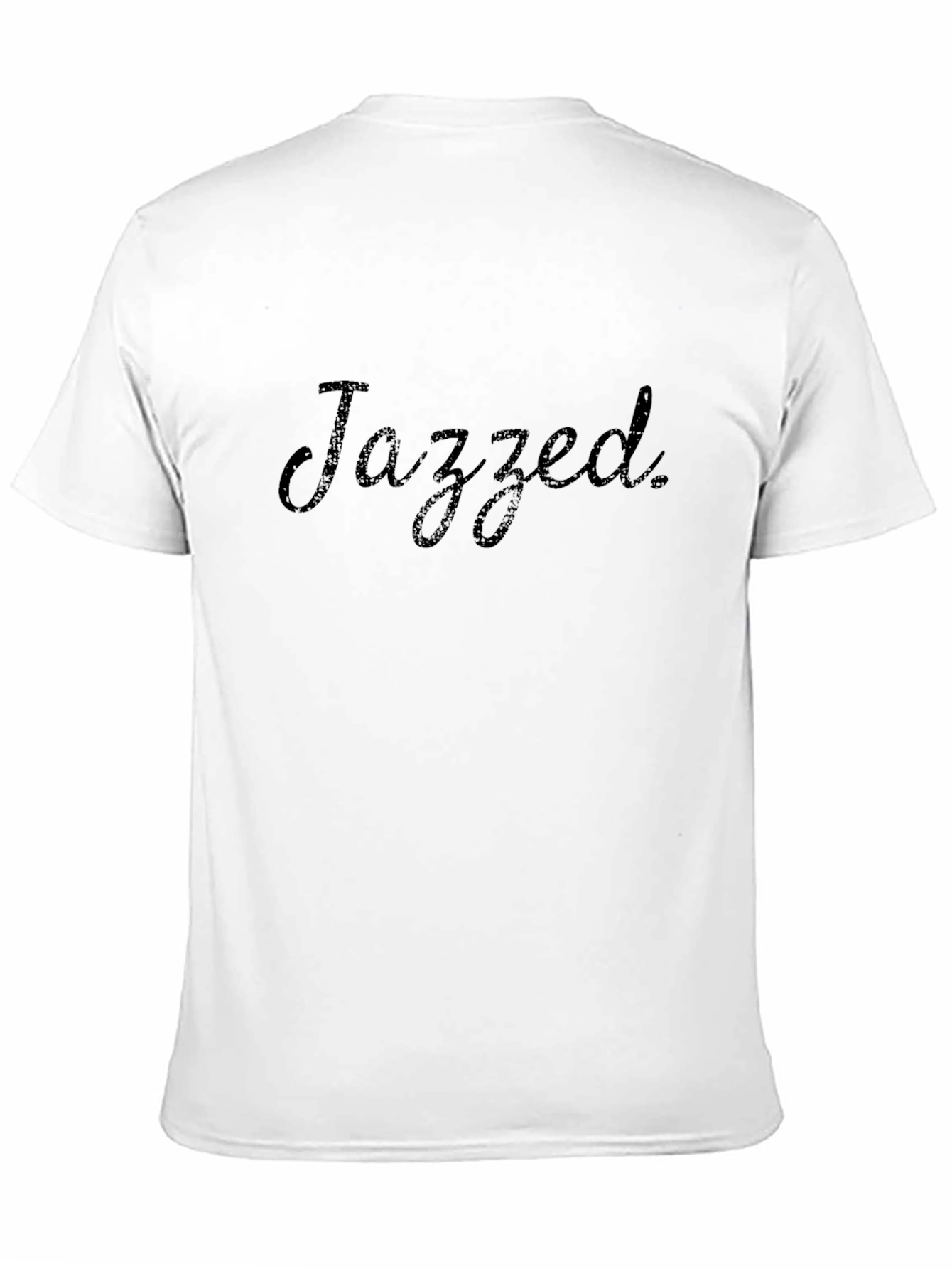 Mens Black Jazzed Graphic T-Shirt - Casual Style